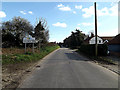 TM3892 : Entering Geldeston on Yarmouth Road by Geographer