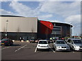 SP8735 : Stadium MK, Milton Keynes - south east corner by Richard Humphrey