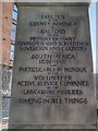 SJ8298 : Boer War Memorial (Inscription) by David Dixon