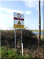 Military warning sign, Isle of Grain