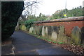 Old gravestones, Town Hall Gardens