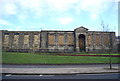 Wall and arch, Kitchener Barracks