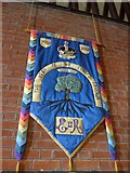 SU4918 : St Thomas, Fair Oak: banner (iv) by Basher Eyre