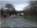 Railway bridge over Bath Lane (B6033)