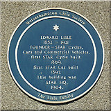 SO9197 : Plaque on the former Star Works in Wolverhampton by Roger  Kidd