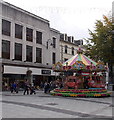 Queen Street merry-go-round in Cardiff