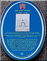 The Grey Friars blue plaque, Cardiff