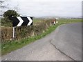 Sharp bend near Prowses Steining