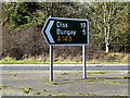 TM3993 : Roadsign on the A143 Yarmouth Road by Geographer