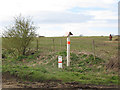 Gas pipeline marker, Galleyhill Road