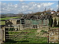 Tumbledown garage at Duckmanton