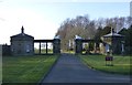 Splendid gateway  to Blagdon Park