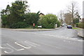 Junction of St. Peters Avenue and Woodcote Road