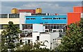 Colourful factories at Hawkhead