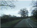 Salters Lane at Siddington village boundary