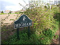 Higham village sign