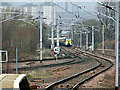 The Winter West Highland Statesman approaching Rutherglen railway station