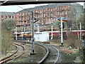 Coal train passing Rutherglen station