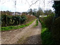 Looking towards the station on Stoney Lane