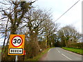 Abbey Road enters the village of Beech