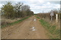SK9541 : Heath Lane, an unclassified county road by J.Hannan-Briggs