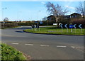 Roundabout along the A47