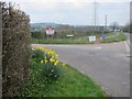 The western extremity of Bickfield Lane at its junction with the B3114