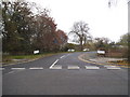 South Lodge Crescent at the junction of Merryhills Drive