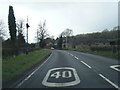 A523 northbound at Rushton Spencer