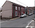 Milton Street south of the Cwmneol Street junction, Cwmaman