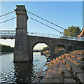 A summer evening by the river