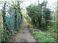 Footpath off Oldfield Road, Hampton