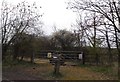 Farm entrance on Bread and Cheese Lane