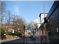 View back up Woodberry Down towards Lordship Road