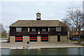 Boathouse by the River Cam in Cambridge