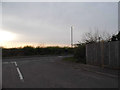 Oatfield Road at the junction of Epsom Lane North