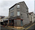 Derelict corner of Somerset Street and Hill Street, Abertillery