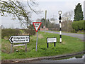 Fingerpost at Stragglethorpe, Hollygate Lane