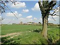 White House Farm, Horham across the field