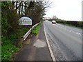 SX9095 : Exeter boundary, Crediton Road [A377] by Christine Johnstone