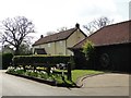 Oaktree barns and house beside Denham Road