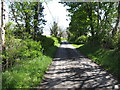 Approaching new house on Eshwary Road