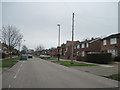 Chaloners  Road  toward  Moor  Lane  roundabout