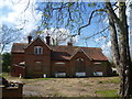 Derelict building seen from Thurnham Lane