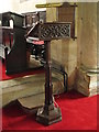 NY9371 : St. Giles Church, Chollerton - lectern by Mike Quinn