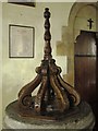 NY9371 : St. Andrew's Church, Enfield - Jacobean font cover by Mike Quinn