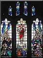 TQ9388 : St Mary, Little Wakering - Stained glass window by John Salmon