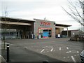 Tesco store frontage, Southam