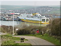 TQ4400 : Car Ferry in Newhaven Harbour by PAUL FARMER