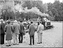TM0780 : First year of the Nursery Railway, Bressingham, 1966 by Robin Webster